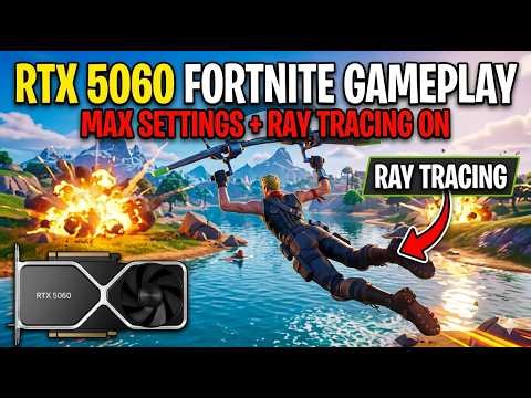 RTX 5060 Fortnite Gameplay | Max Settings Peely | High FPS Performance
