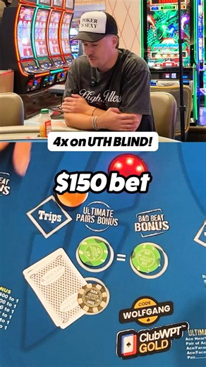 I BET 4X without seeing my cards! 🫣🫢