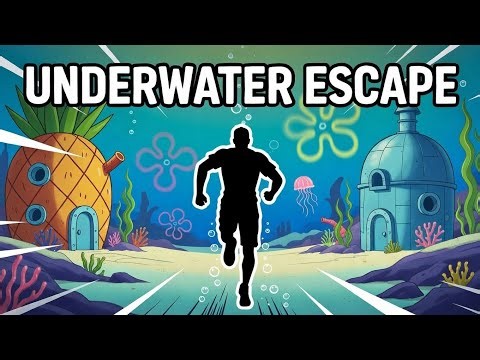 SPONGEBOB RUN Immersive Interactive Warm Up | Bikini Bottom Chase | Viral Interactive Game