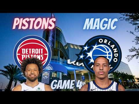 Detroit Pistons vs Orlando Magic Live | 2026 Eastern Conference 1st Round Game 4