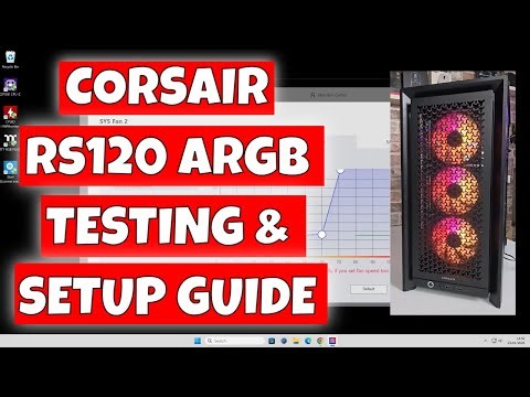ARGB Fan Setup Guide With Corsair Frame 4000D RS ARGB RS120 Fan & Noise Testing
