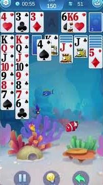 Game 113 - Daily Solitaire - More fishes and coral reefs #solitaire #klondike #daily