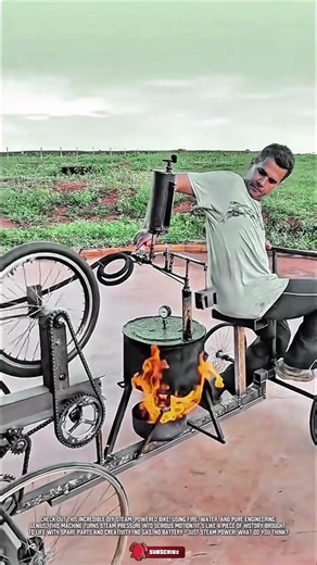 Amazing DIY Steam-Powered Vehicle Built from Scratch