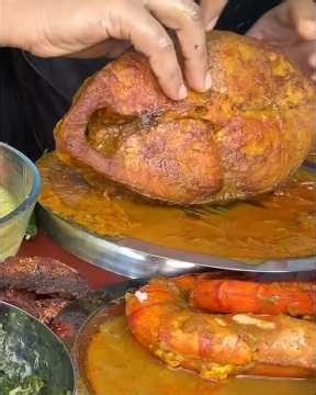 fish 🐟 curry, prawns curry with rice eating mukbang #shorts #spicyfood #mukbang #food @munch43 🌶 🔥
