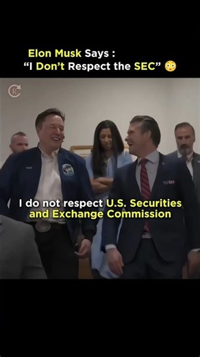 Elon Musk Says “I Do Not Respect SEC” 🔥 #ElonMusk #60Minutes #Shorts