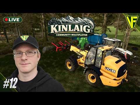 Woodchip Payday! | Kinlaig Community Multiplayer #12 (FS25 Live)