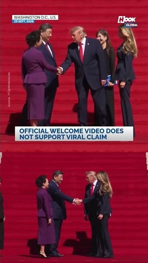 Did Melania Trump Refuse to Shake Xi Jinping's Hand? | Viral Video Truth