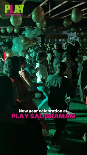 PLAY Women's Fitness Studio on Instagram: "New year. New energy. New goals — same unstoppable women 💥✨ Kicking off the year with sweat, smiles, and strong vibes at PLAY Fit, Saligramam 💪🎉 Here’s to consistency, confidence, and crushing goals together in 2026! 🥂🔥 🚺 Women’s Elite Fit Zone 📍 Anna Nagar | Saligramam 💪 Crossfit | Zumba | Group Classes ⏰ 6 AM – 9 PM | A Unit of Slam & Toni&Guy 📞 9169157157 / 9613347347 #NewYearAtPlay #PlayFitSaligramam #NewYearVibes #WomenWhoMove #FitnessCele