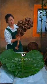 This Alien Tricked Her Into Cooking a Giant Mutton Leg! #shorts #food #asmreating #tiktok