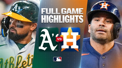 ATHLETICS vs. ASTROS: Official Full Game Highlights (August 23) | 2026 MLB Season