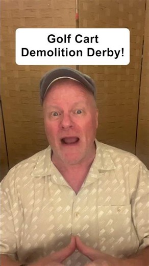 Dana White Announces Golf Cart Demolition Derby - 6 #golf #comedy