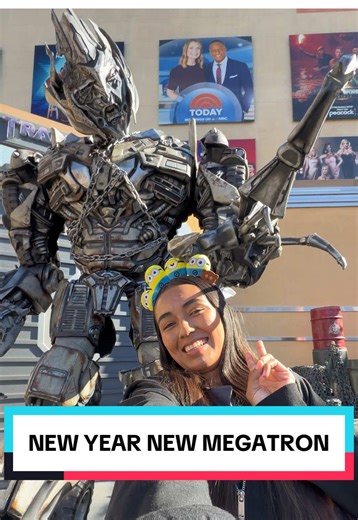 New Year Celebration with Megatron at Universal Studios