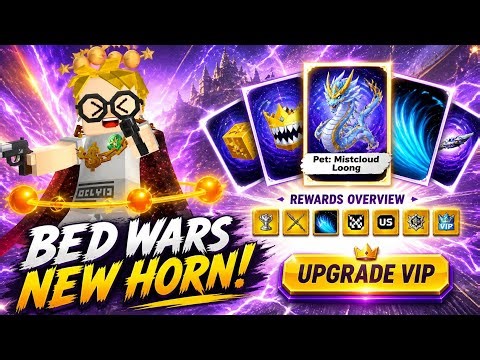 Blockman Go Bedwars NEW Horn Pass Review 🔥 All Rewards + Worth It? 😱
