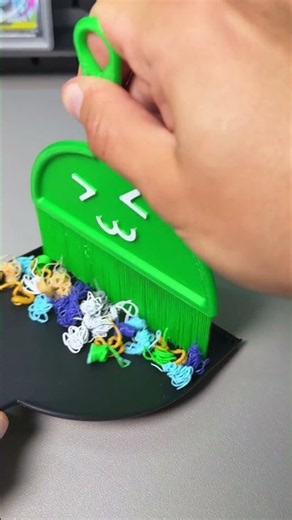 I 3D Printed a Tiny Brush... Bristles Included 🧹