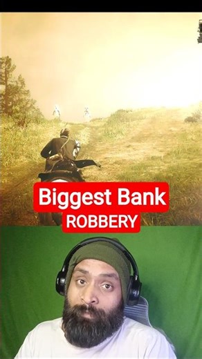 BIGGEST Bank Robbery in Valentine 😱 | RDR2 Chaos Gameplay #headshothunter #rdr2