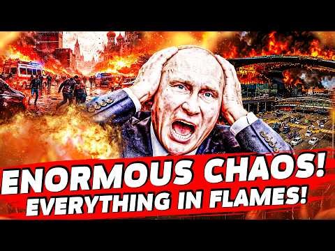 💥MASSIVE EXPLOSION COVER MOSCOW! RUSSIANS RUN AWAY IN PANIC! STREETS IN CHAOS! ABSOLUTE MESS!