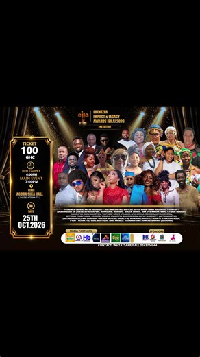 Ebenezer Impact & Legacy Awards (EILA) 2026 — Tonight 6:30 PM Accra Atinka TV