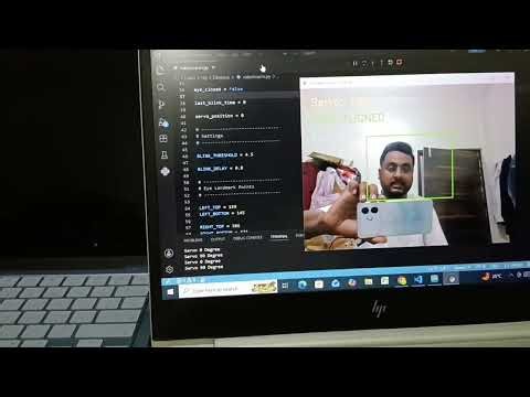Control Robot Using Eye Blink | Arduino + Python