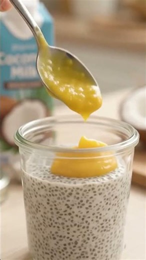 🥭 Creamy Mango Chia Seed Pudding Recipe