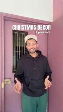 CHRISTMAS DECOR EPISODE-2 #christmas #decor #diy #artist #art #craft #fireplace #homedecor