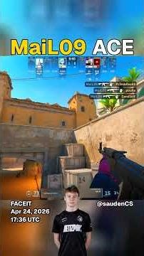 MaiL09 - ACE | FACEIT CS2 Highlight | Apr 24, 2026 17:36 UTC | Dust2