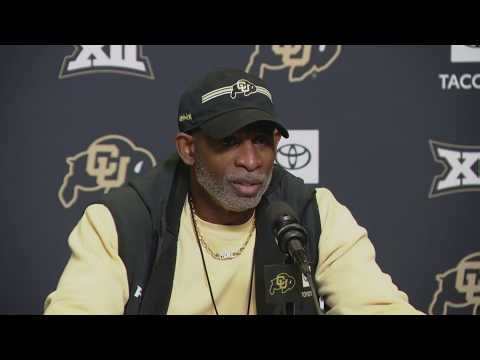 Deion Sanders press conference before Kansas State game in Boulder