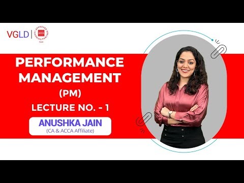 ACCA - Performance Management (PM) Lecture No.01 by Bhavik Waghela #accaclasses #accaaffiliate