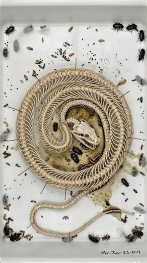 The Decomposition Process of Green Tree Python