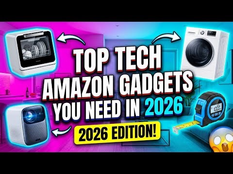 ✅7 Genius Amazon Tech Gadgets You Need in 2026! 🚀 (Aesthetic & Useful)🛒 #amazon #usa #gadgets #viral