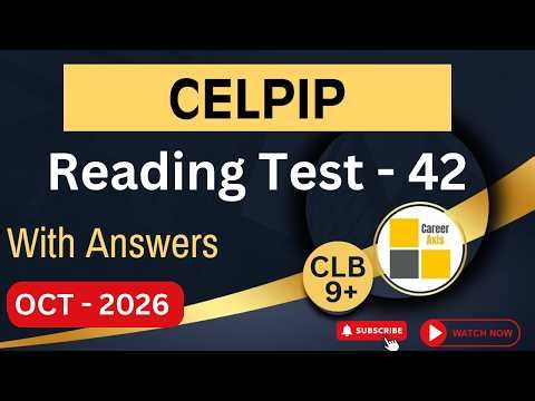 CELPIP Reading Mock Test 2026: Full Practice with Answers & Key Strategies