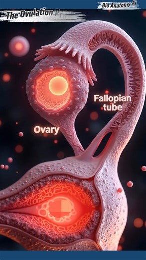 What REALLY Happens During Ovulation? | Fertilization 3D Animation #ovulation #fertilization