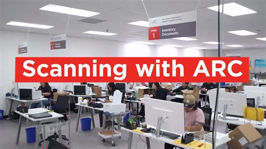 There’s a lot more to document scanning than pressing a button. 📄➡️💻 Every ARC scanning project follows a secure, step-by-step process designed to protect your information and deliver reliable, searchable digital files. It starts with secure on-site pickup and barcode tracking, followed by detailed document preparation so every page is handled correctly. From there, our high-speed professional scanners capture everything from standard office records to large-format drawings and specialty media