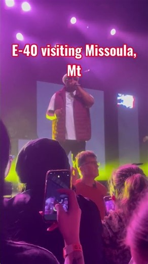 E-40 performing at Tech N9ne concert in Missoula, MT 4/28/26. ‪@E40TV‬ ‪@therealtechn9ne‬ #concert