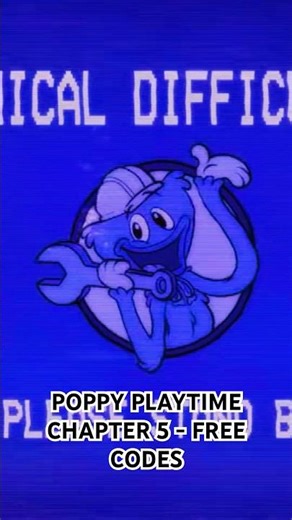 FREE CODES for Poppy Playtime Chapter 5 #shorts