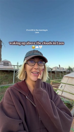 Waking up above the clouds in Nong Khiaw for the most incredible sunrise was unforgettable 🥹🥹 can’t recommend this enough and make sure to book the Pouchalang viewpoint! Will be making a full guide video on this experience also 🤍 #laos #laostravel #nongkhiawlaos #sunrisehike