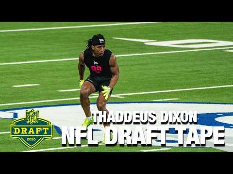 North Carolina DB Thaddeus Dixon | 2026 NFL Draft Tape
