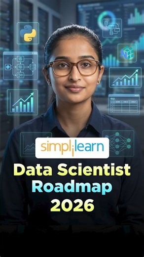 🔥Data Scientist Roadmap 2026 | Your Guide to a Successful Career! #shorts #simplilearn
