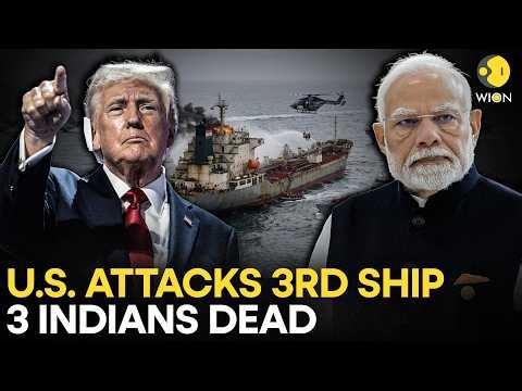 LIVE: US Attacked Another Vessel Off Oman, 3 Indian Sailors Dead, India Summons US Envoy | WION