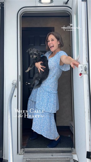 And just like that, they're ready for the big screen! New episodes of When Calls the Heart premiere Sundays at 8/7c, next day on @HallmarkPlus. | Hallmark Channel