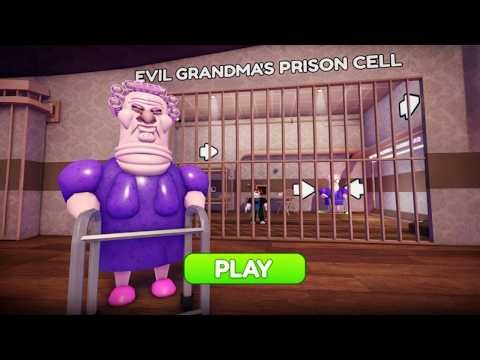 EVIL GRANDMA'S PRISON RUN! Obby roblox Gameplay Walkthrough 4K