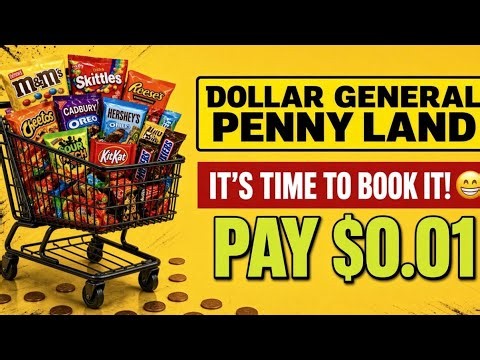 Dollar General Penny Day $0.01 It’s Time to book it!