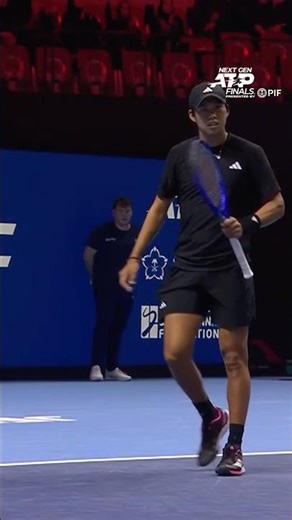 Learner Tien with a big rally on his way to defeating Basavareddy #NextGenATPFinlas 🔥