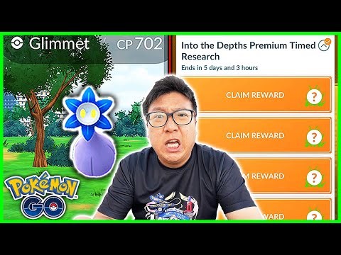 Hundo Glimmet?? Into the Depths Event With Paid Premium Timed Research Rewards - Pokemon GO