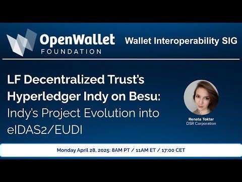 Extending Hyperledger Indy on Besu for SSI Evolution | DSR Corporation posted on the topic | LinkedIn