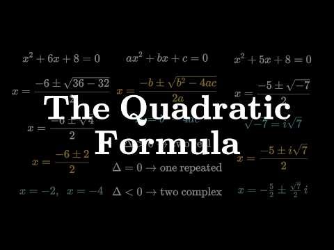 The Quadratic Formula EXPLAINED Step by Step (animated tutorial)