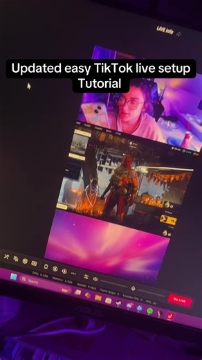 Basic TikTok live studio tutorial #tiktoklive #tiktoklivestudio #tiktoklivetutorial #streamsetup #livestudio