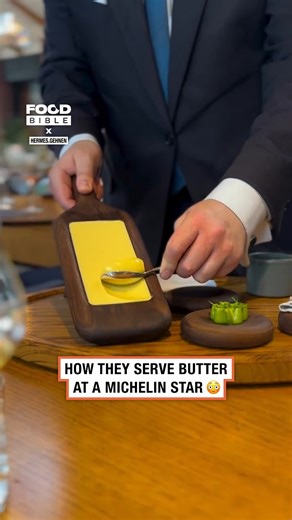 How they serve butter at a Michelin star restaurant 😯🧈 | FOODbible
