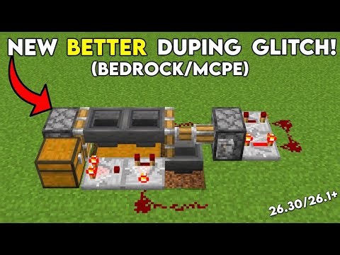 NEW EASY DUPLICATION GLITCH Minecraft Bedrock 26.1+!