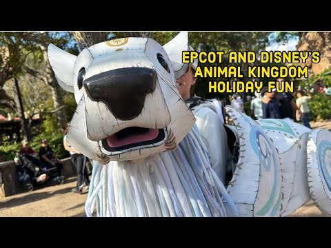 A Festive Disney Day 🎄 EPCOT Holiday Fun, Zootopia Show & Dinner at Nomad Lounge