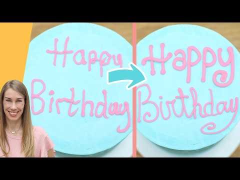 10 Tricks to Write HAPPY BIRTHDAY On A Cake